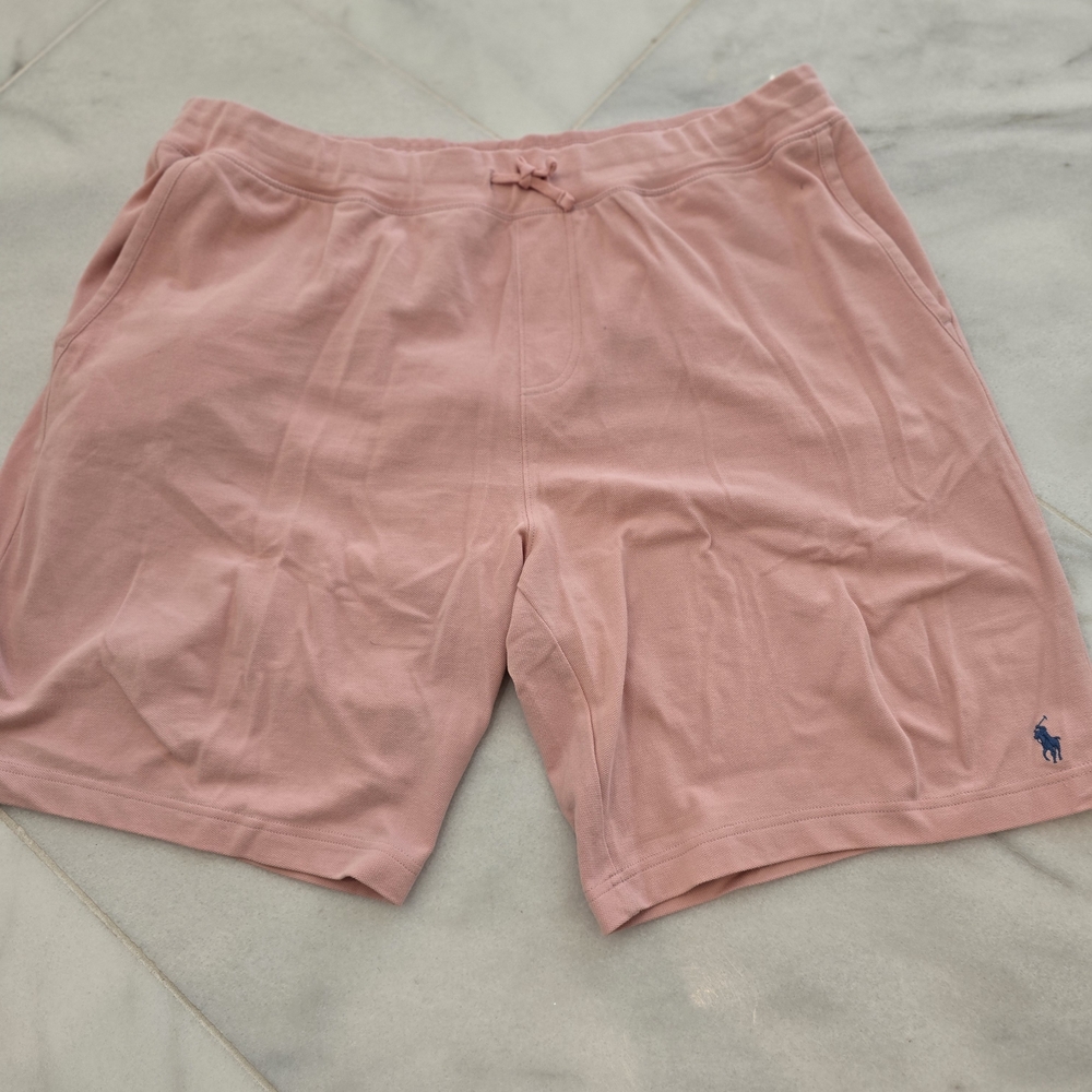Polo by Ralph Lauren Men’s Dusty Pink Cotton Drawstring Shorts